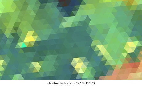 Geometric design. Colorful gradient mosaic background. Geometric triangle, mosaic, abstract background. Mosaic, color background. Mosaic texture. The effect of stained glass. EPS 10 Vector