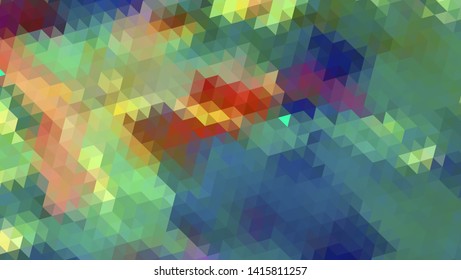 Geometric design. Colorful gradient mosaic background. Geometric triangle, mosaic, abstract background. Mosaic, color background. Mosaic texture. The effect of stained glass. EPS 10 Vector