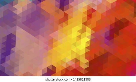 Geometric design. Colorful gradient mosaic background. Geometric triangle, mosaic, abstract background. Mosaic, color background. Mosaic texture. The effect of stained glass. EPS 10 Vector