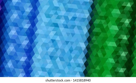 Geometric design. Colorful gradient mosaic background. Geometric triangle, mosaic, abstract background. Mosaic, color background. Mosaic texture. The effect of stained glass. EPS 10 Vector