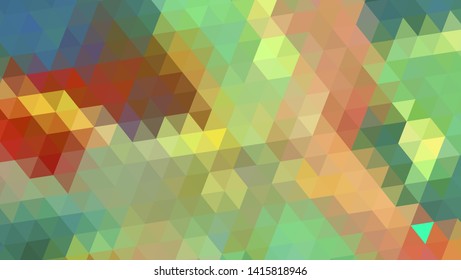 Geometric design. Colorful gradient mosaic background. Geometric triangle, mosaic, abstract background. Mosaic, color background. Mosaic texture. The effect of stained glass. EPS 10 Vector