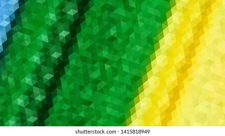 Geometric design. Colorful gradient mosaic background. Geometric triangle, mosaic, abstract background. Mosaic, color background. Mosaic texture. The effect of stained glass. EPS 10 Vector