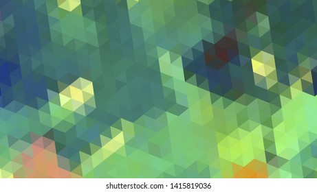 Geometric design. Colorful gradient mosaic background. Geometric triangle, mosaic, abstract background. Mosaic, color background. Mosaic texture. The effect of stained glass. EPS 10 Vector