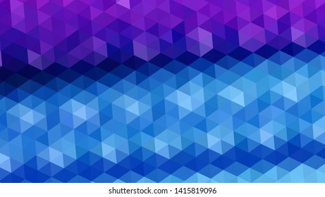 Geometric design. Colorful gradient mosaic background. Geometric triangle, mosaic, abstract background. Mosaic, color background. Mosaic texture. The effect of stained glass. EPS 10 Vector