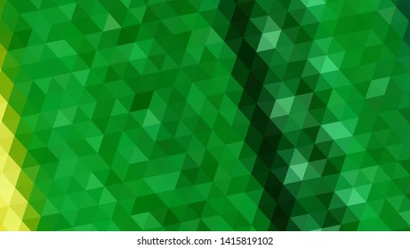 Geometric design. Colorful gradient mosaic background. Geometric triangle, mosaic, abstract background. Mosaic, color background. Mosaic texture. The effect of stained glass. EPS 10 Vector