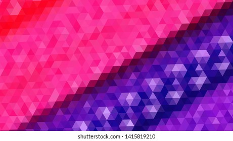 Geometric design. Colorful gradient mosaic background. Geometric triangle, mosaic, abstract background. Mosaic, color background. Mosaic texture. The effect of stained glass. EPS 10 Vector
