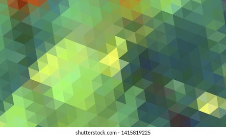 Geometric design. Colorful gradient mosaic background. Geometric triangle, mosaic, abstract background. Mosaic, color background. Mosaic texture. The effect of stained glass. EPS 10 Vector