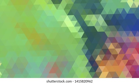 Geometric design. Colorful gradient mosaic background. Geometric triangle, mosaic, abstract background. Mosaic, color background. Mosaic texture. The effect of stained glass. EPS 10 Vector