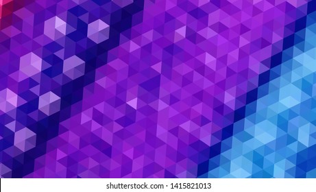 Geometric design. Colorful gradient mosaic background. Geometric triangle, mosaic, abstract background. Mosaic, color background. Mosaic texture. The effect of stained glass. EPS 10 Vector