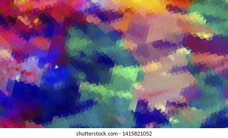 Geometric design. Colorful gradient mosaic background. Geometric triangle, mosaic, abstract background. Mosaic, color background. Mosaic texture. The effect of stained glass. EPS 10 Vector