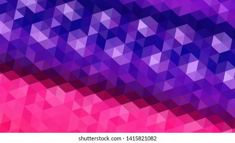 Geometric design. Colorful gradient mosaic background. Geometric triangle, mosaic, abstract background. Mosaic, color background. Mosaic texture. The effect of stained glass. EPS 10 Vector