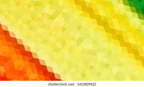 Geometric design. Colorful gradient mosaic background. Geometric triangle, mosaic, abstract background. Mosaic, color background. Mosaic texture. The effect of stained glass. EPS 10 Vector