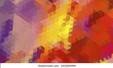 Geometric design. Colorful gradient mosaic background. Geometric triangle, mosaic, abstract background. Mosaic, color background. Mosaic texture. The effect of stained glass. EPS 10 Vector