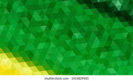 Geometric design. Colorful gradient mosaic background. Geometric triangle, mosaic, abstract background. Mosaic, color background. Mosaic texture. The effect of stained glass. EPS 10 Vector