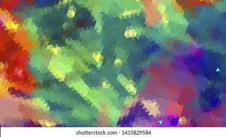 Geometric design. Colorful gradient mosaic background. Geometric triangle, mosaic, abstract background. Mosaic, color background. Mosaic texture. The effect of stained glass. EPS 10 Vector