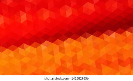 Geometric design. Colorful gradient mosaic background. Geometric triangle, mosaic, abstract background. Mosaic, color background. Mosaic texture. The effect of stained glass. EPS 10 Vector
