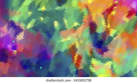 Geometric design. Colorful gradient mosaic background. Geometric triangle, mosaic, abstract background. Mosaic, color background. Mosaic texture. The effect of stained glass. EPS 10 Vector