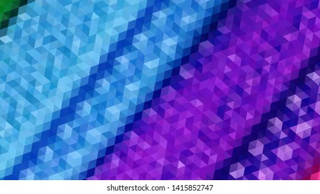 Geometric design. Colorful gradient mosaic background. Geometric triangle, mosaic, abstract background. Mosaic, color background. Mosaic texture. The effect of stained glass. EPS 10 Vector