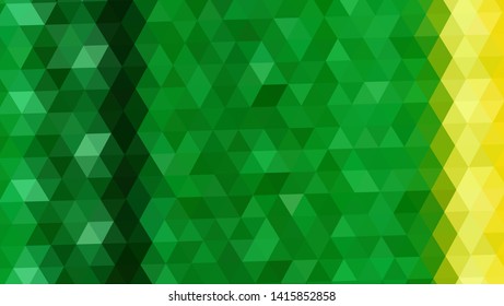 Geometric design. Colorful gradient mosaic background. Geometric triangle, mosaic, abstract background. Mosaic, color background. Mosaic texture. The effect of stained glass. EPS 10 Vector
