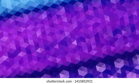 Geometric design. Colorful gradient mosaic background. Geometric triangle, mosaic, abstract background. Mosaic, color background. Mosaic texture. The effect of stained glass. EPS 10 Vector