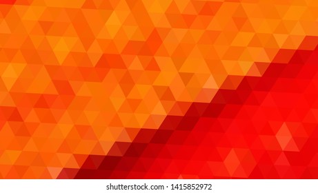 Geometric design. Colorful gradient mosaic background. Geometric triangle, mosaic, abstract background. Mosaic, color background. Mosaic texture. The effect of stained glass. EPS 10 Vector
