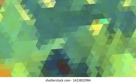 Geometric design. Colorful gradient mosaic background. Geometric triangle, mosaic, abstract background. Mosaic, color background. Mosaic texture. The effect of stained glass. EPS 10 Vector
