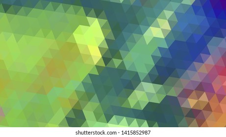 Geometric design. Colorful gradient mosaic background. Geometric triangle, mosaic, abstract background. Mosaic, color background. Mosaic texture. The effect of stained glass. EPS 10 Vector