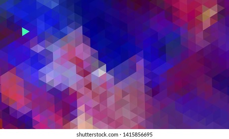 Geometric design. Colorful gradient mosaic background. Geometric triangle, mosaic, abstract background. Mosaic, color background. Mosaic texture. The effect of stained glass. EPS 10 Vector