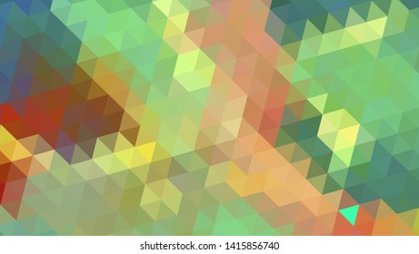 Geometric design. Colorful gradient mosaic background. Geometric triangle, mosaic, abstract background. Mosaic, color background. Mosaic texture. The effect of stained glass. EPS 10 Vector