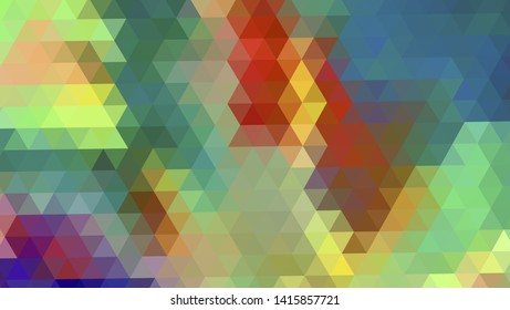 Geometric design. Colorful gradient mosaic background. Geometric triangle, mosaic, abstract background. Mosaic, color background. Mosaic texture. The effect of stained glass. EPS 10 Vector
