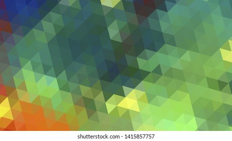 Geometric design. Colorful gradient mosaic background. Geometric triangle, mosaic, abstract background. Mosaic, color background. Mosaic texture. The effect of stained glass. EPS 10 Vector