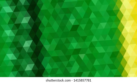 Geometric design. Colorful gradient mosaic background. Geometric triangle, mosaic, abstract background. Mosaic, color background. Mosaic texture. The effect of stained glass. EPS 10 Vector