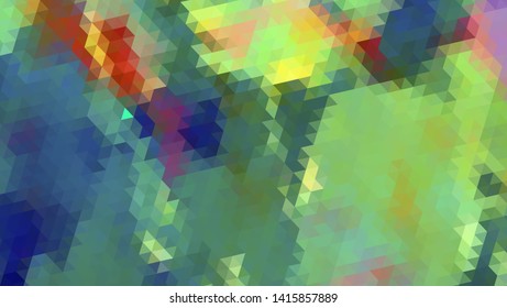 Geometric design. Colorful gradient mosaic background. Geometric triangle, mosaic, abstract background. Mosaic, color background. Mosaic texture. The effect of stained glass. EPS 10 Vector