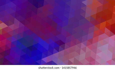 Geometric design. Colorful gradient mosaic background. Geometric triangle, mosaic, abstract background. Mosaic, color background. Mosaic texture. The effect of stained glass. EPS 10 Vector