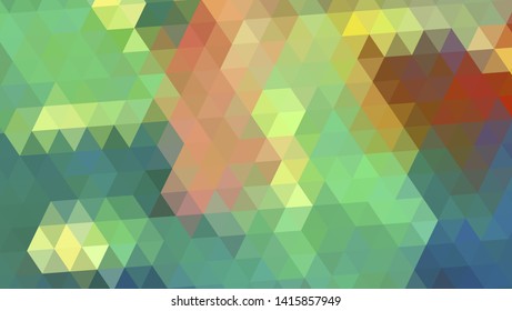 Geometric design. Colorful gradient mosaic background. Geometric triangle, mosaic, abstract background. Mosaic, color background. Mosaic texture. The effect of stained glass. EPS 10 Vector