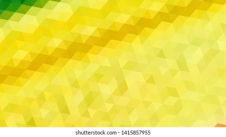 Geometric design. Colorful gradient mosaic background. Geometric triangle, mosaic, abstract background. Mosaic, color background. Mosaic texture. The effect of stained glass. EPS 10 Vector