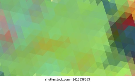 Geometric design. Colorful gradient mosaic background. Geometric triangle, mosaic, abstract background. Mosaic, color background. Mosaic texture. The effect of stained glass. EPS 10 Vector