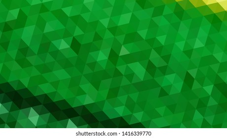 Geometric design. Colorful gradient mosaic background. Geometric triangle, mosaic, abstract background. Mosaic, color background. Mosaic texture. The effect of stained glass. EPS 10 Vector