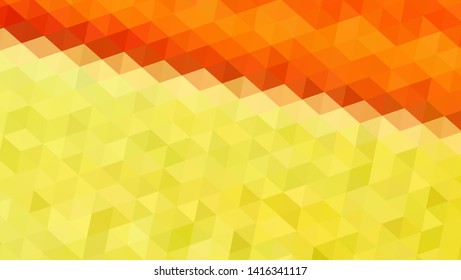 Geometric design. Colorful gradient mosaic background. Geometric triangle, mosaic, abstract background. Mosaic, color background. Mosaic texture. The effect of stained glass. EPS 10 Vector
