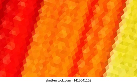 Geometric design. Colorful gradient mosaic background. Geometric triangle, mosaic, abstract background. Mosaic, color background. Mosaic texture. The effect of stained glass. EPS 10 Vector