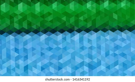 Geometric design. Colorful gradient mosaic background. Geometric triangle, mosaic, abstract background. Mosaic, color background. Mosaic texture. The effect of stained glass. EPS 10 Vector