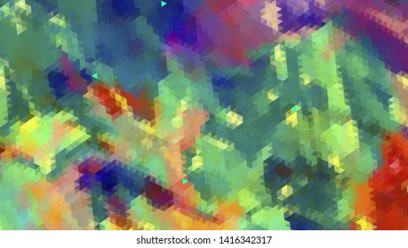 Geometric design. Colorful gradient mosaic background. Geometric triangle, mosaic, abstract background. Mosaic, color background. Mosaic texture. The effect of stained glass. EPS 10 Vector
