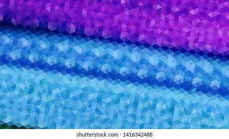 Geometric design. Colorful gradient mosaic background. Geometric triangle, mosaic, abstract background. Mosaic, color background. Mosaic texture. The effect of stained glass. EPS 10 Vector