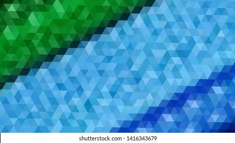 Geometric design. Colorful gradient mosaic background. Geometric triangle, mosaic, abstract background. Mosaic, color background. Mosaic texture. The effect of stained glass. EPS 10 Vector