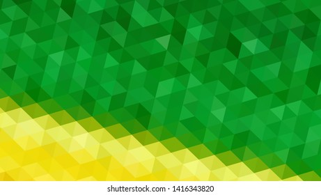 Geometric design. Colorful gradient mosaic background. Geometric triangle, mosaic, abstract background. Mosaic, color background. Mosaic texture. The effect of stained glass. EPS 10 Vector