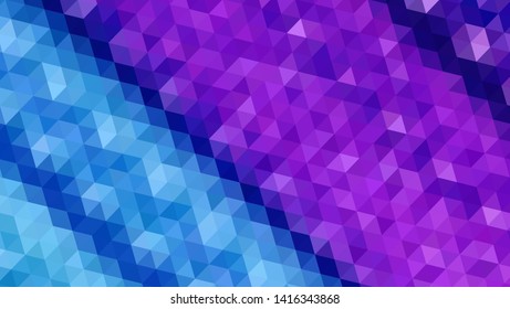 Geometric design. Colorful gradient mosaic background. Geometric triangle, mosaic, abstract background. Mosaic, color background. Mosaic texture. The effect of stained glass. EPS 10 Vector