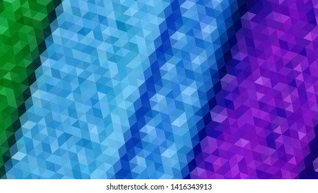 Geometric design. Colorful gradient mosaic background. Geometric triangle, mosaic, abstract background. Mosaic, color background. Mosaic texture. The effect of stained glass. EPS 10 Vector