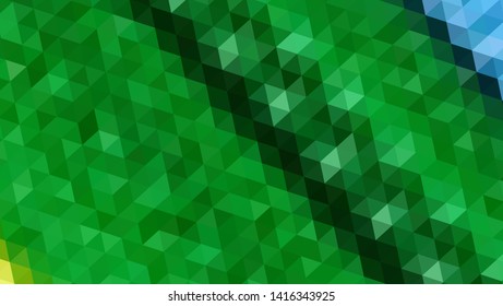 Geometric design. Colorful gradient mosaic background. Geometric triangle, mosaic, abstract background. Mosaic, color background. Mosaic texture. The effect of stained glass. EPS 10 Vector