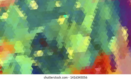 Geometric design. Colorful gradient mosaic background. Geometric triangle, mosaic, abstract background. Mosaic, color background. Mosaic texture. The effect of stained glass. EPS 10 Vector