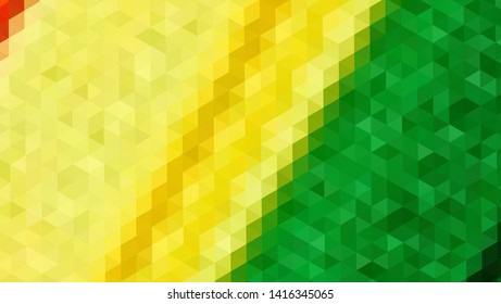 Geometric design. Colorful gradient mosaic background. Geometric triangle, mosaic, abstract background. Mosaic, color background. Mosaic texture. The effect of stained glass. EPS 10 Vector